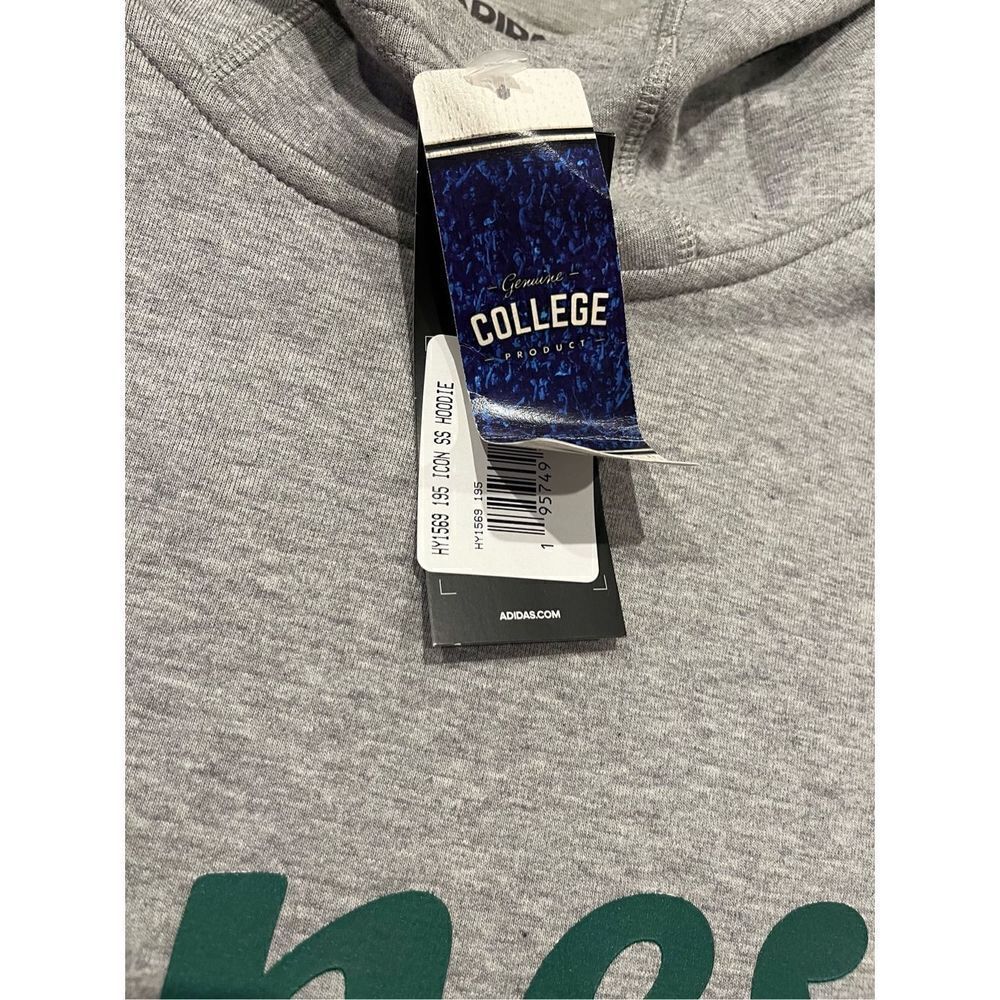 Men's adidas Heather Gray Miami Hurricanes Modern Classics Baseball Icon Tri-Ble - Picture 5 of 8